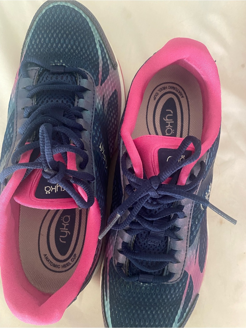 Ryka Devotion Plus 2 Walking Shoes Blue Pink Women's 8W NIB - Picture 8 of 13